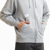 The SS26 THROWDY ZIP HOODY ASH GREY available online with global shipping, and in PAM Stores Melbourne and Sydney.
