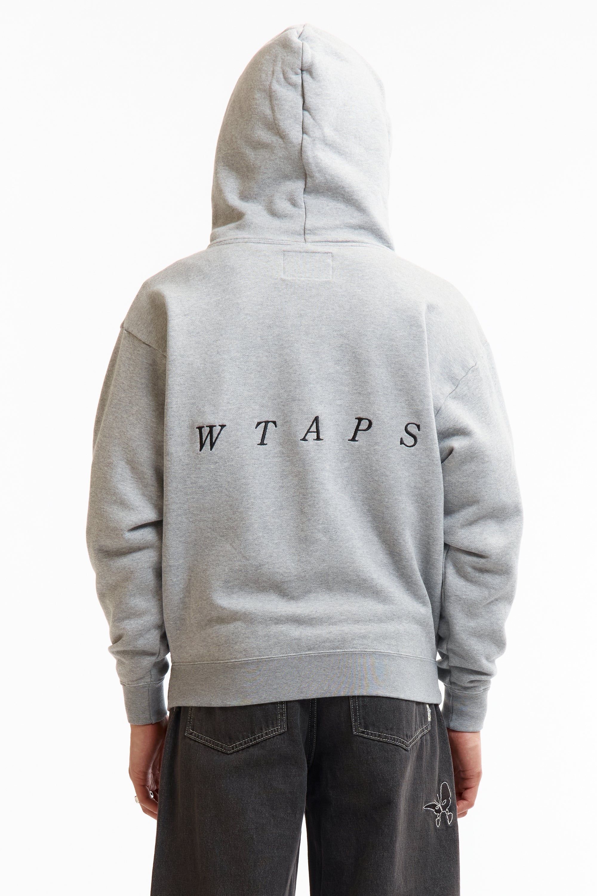 The SS26 THROWDY ZIP HOODY ASH GREY available online with global shipping, and in PAM Stores Melbourne and Sydney.