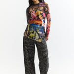 The PHOTO MESH TOP - JOSHUA GORDON available online with global shipping, and in PAM Stores Melbourne and Sydney.