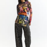 The PHOTO MESH TOP - JOSHUA GORDON available online with global shipping, and in PAM Stores Melbourne and Sydney.