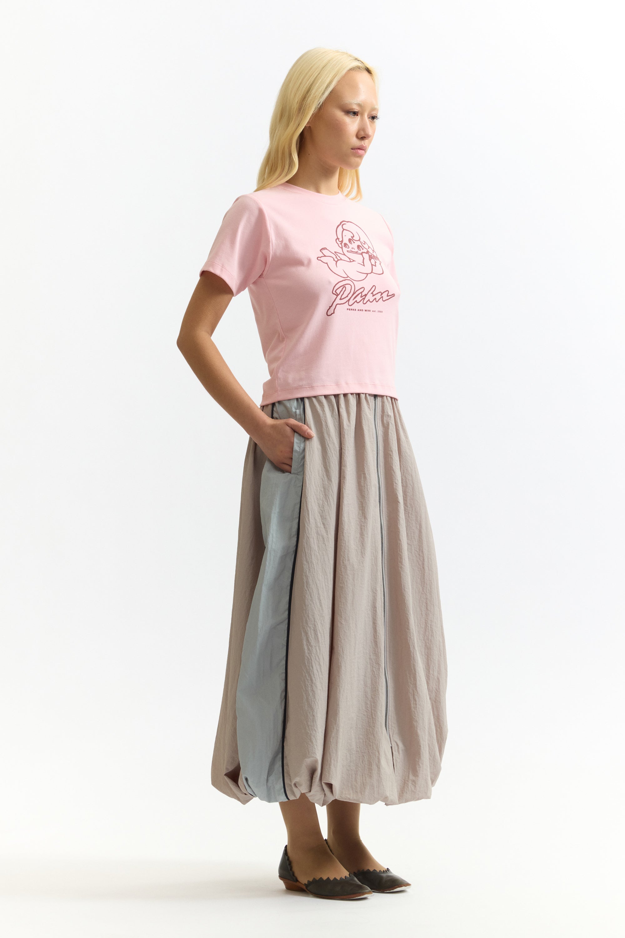 The ANGELS TRUMPET MAXI SKIRT available online with global shipping, and in PAM Stores Melbourne and Sydney.