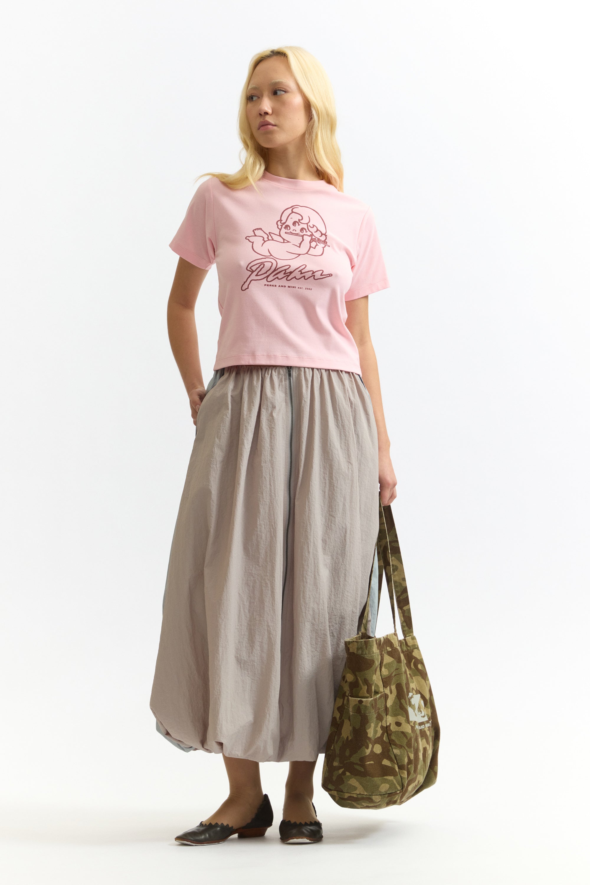 The ANGELS TRUMPET MAXI SKIRT available online with global shipping, and in PAM Stores Melbourne and Sydney.