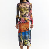 The PHOTO MESH TOP - JOSHUA GORDON available online with global shipping, and in PAM Stores Melbourne and Sydney.