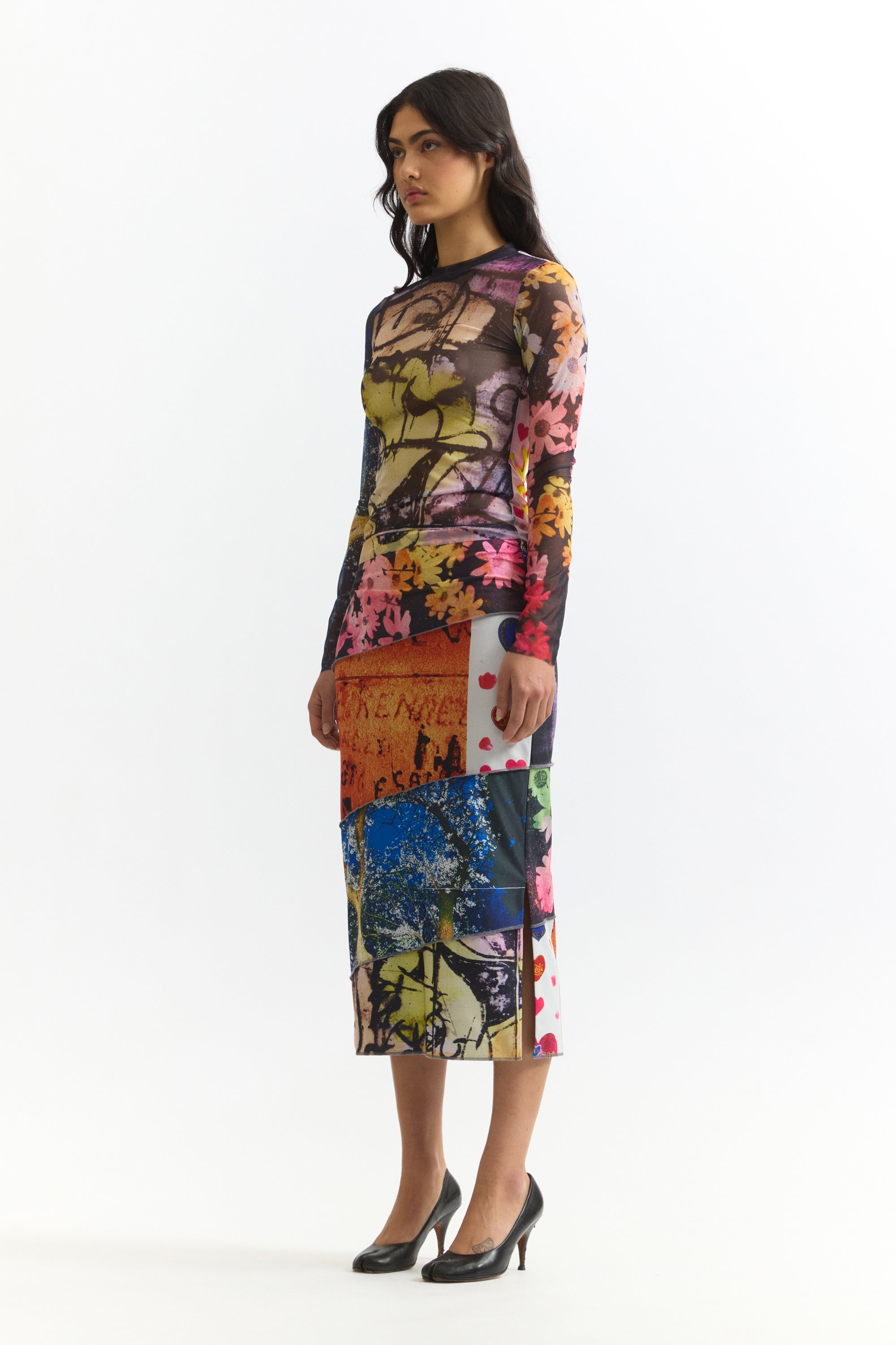 The PHOTO MESH TOP - JOSHUA GORDON available online with global shipping, and in PAM Stores Melbourne and Sydney.