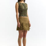 The KALLIMA PLEATED TANK TOP available online with global shipping, and in PAM Stores Melbourne and Sydney.