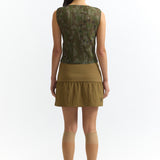 The KALLIMA PLEATED TANK TOP available online with global shipping, and in PAM Stores Melbourne and Sydney.