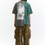 The SPLIT SS TEE FROM AFAR available online with global shipping, and in PAM Stores Melbourne and Sydney.