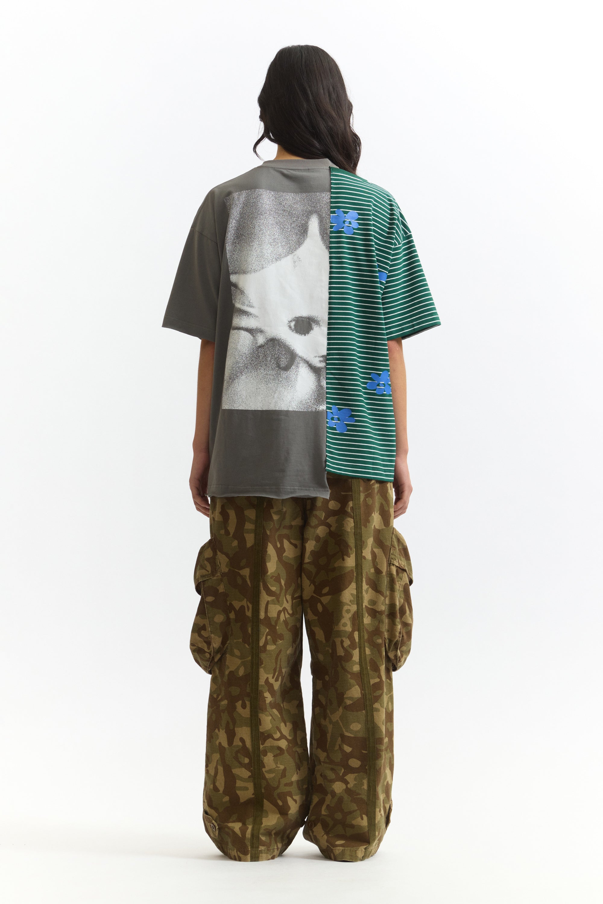 The SPLIT SS TEE FROM AFAR available online with global shipping, and in PAM Stores Melbourne and Sydney.