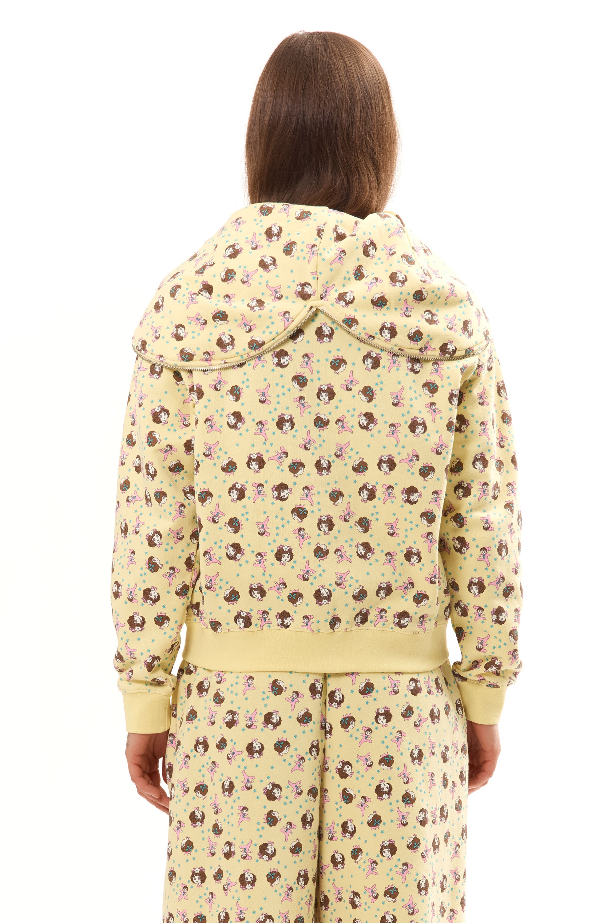 The GIRL BABY YELLOW BUTTERFLY HOODIE available online with global shipping, and in PAM Stores Melbourne and Sydney.