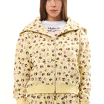 The GIRL BABY YELLOW BUTTERFLY HOODIE available online with global shipping, and in PAM Stores Melbourne and Sydney.