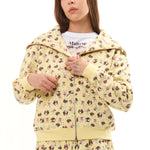 The GIRL BABY YELLOW BUTTERFLY HOODIE available online with global shipping, and in PAM Stores Melbourne and Sydney.