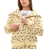 The GIRL BABY YELLOW BUTTERFLY HOODIE available online with global shipping, and in PAM Stores Melbourne and Sydney.