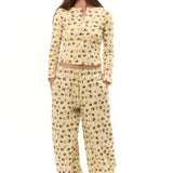 The GIRL BABY YELLOW JOGGERS available online with global shipping, and in PAM Stores Melbourne and Sydney.