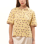 The GIRL BABY YELLOW POLO SHIRT available online with global shipping, and in PAM Stores Melbourne and Sydney.