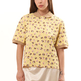 The GIRL BABY YELLOW POLO SHIRT available online with global shipping, and in PAM Stores Melbourne and Sydney.