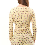 The GIRL BABY YELLOW THERMAL TOP available online with global shipping, and in PAM Stores Melbourne and Sydney.