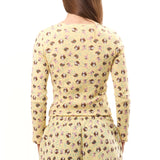 The GIRL BABY YELLOW THERMAL TOP available online with global shipping, and in PAM Stores Melbourne and Sydney.