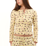 The GIRL BABY YELLOW THERMAL TOP available online with global shipping, and in PAM Stores Melbourne and Sydney.