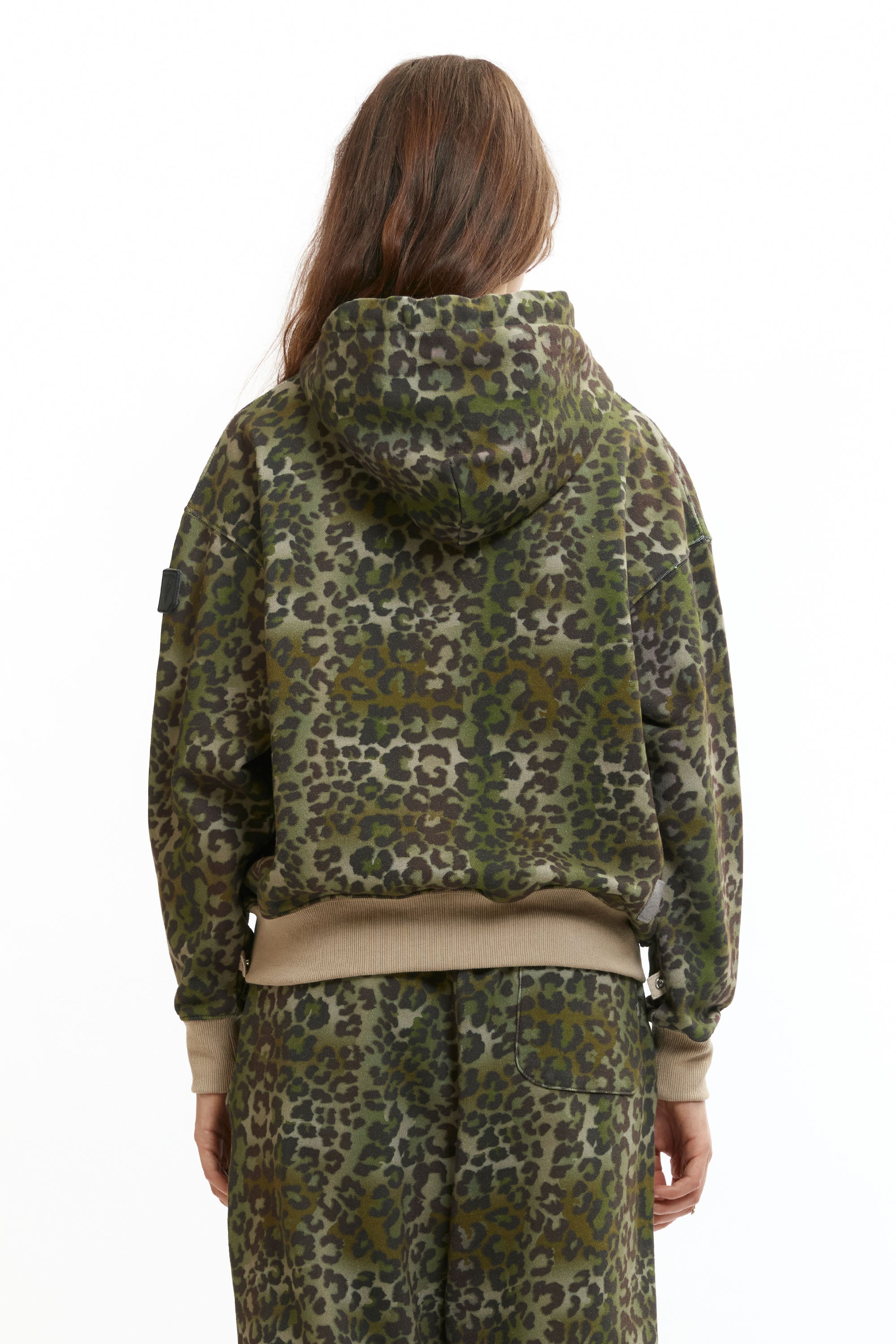 The ZIP HOODIE LEOPARD available online with global shipping, and in PAM Stores Melbourne and Sydney.