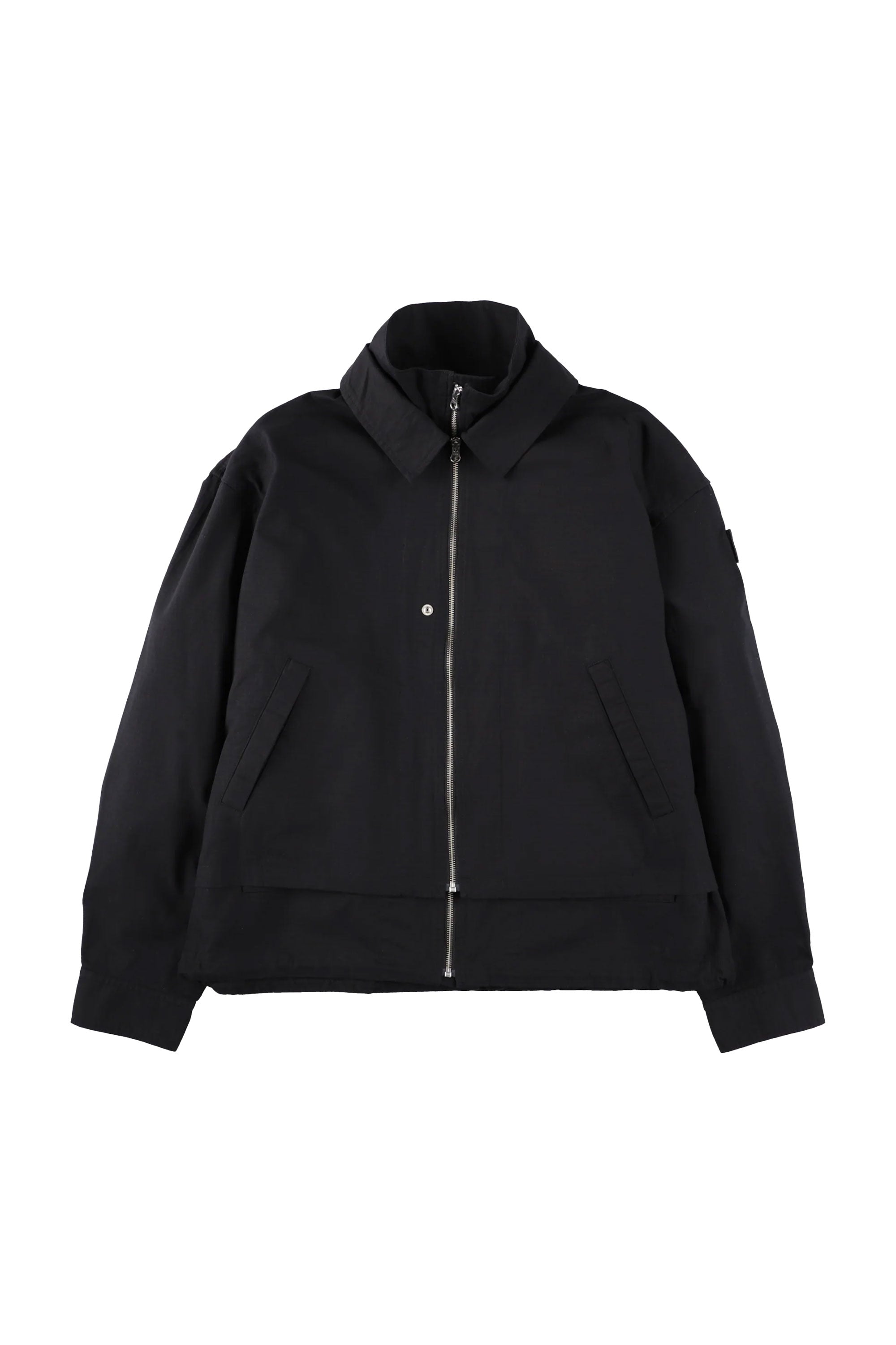 The DOUBLE ZIP RIPSTOP JACKET BLACK available online with global shipping, and in PAM Stores Melbourne and Sydney.