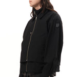 The DOUBLE ZIP RIPSTOP JACKET BLACK available online with global shipping, and in PAM Stores Melbourne and Sydney.