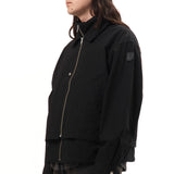 The DOUBLE ZIP RIPSTOP JACKET BLACK available online with global shipping, and in PAM Stores Melbourne and Sydney.