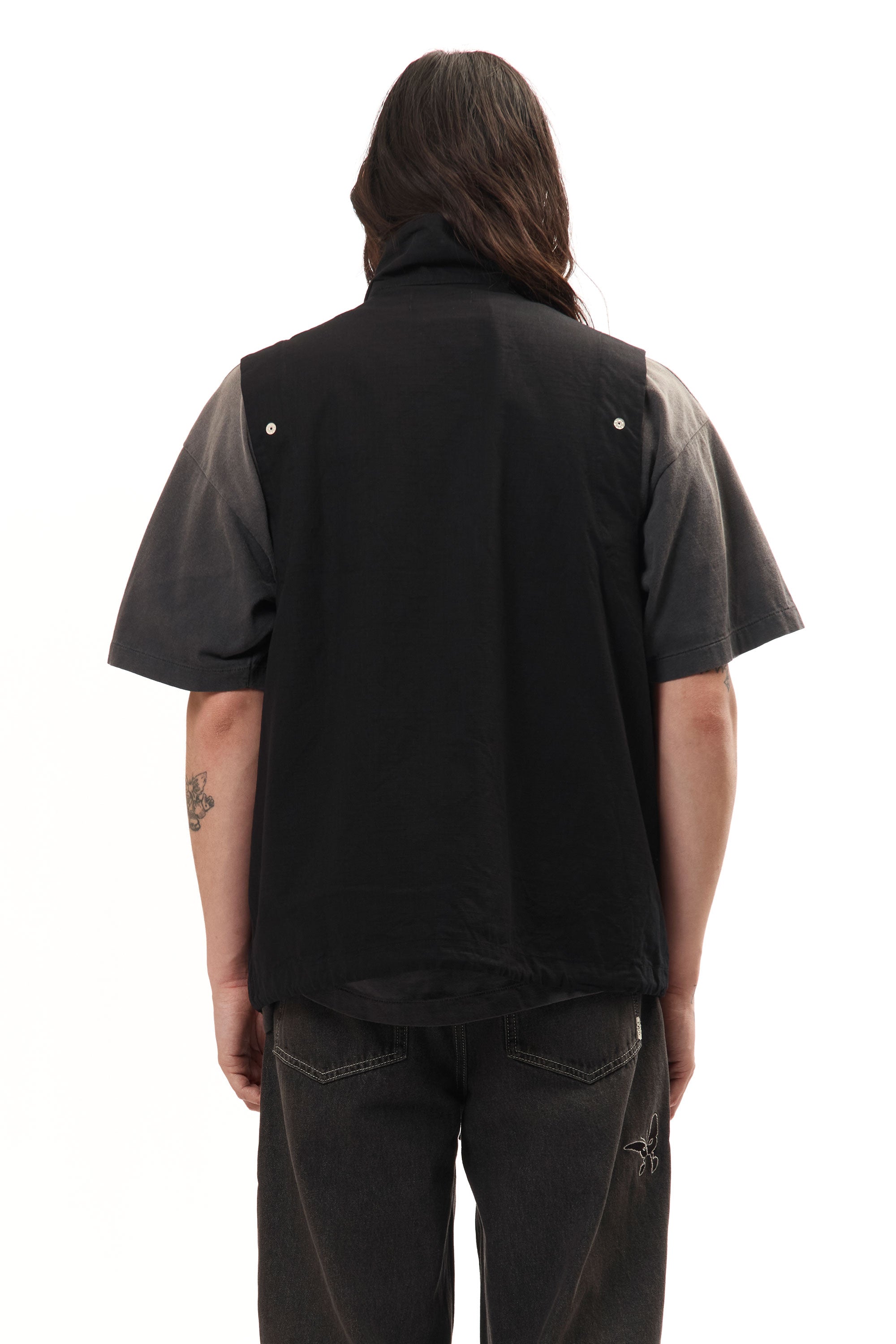 The DOUBLE ZIP RIPSTOP JACKET BLACK available online with global shipping, and in PAM Stores Melbourne and Sydney.