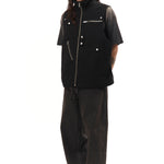 The DOUBLE ZIP RIPSTOP JACKET BLACK available online with global shipping, and in PAM Stores Melbourne and Sydney.