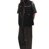 The DOUBLE ZIP RIPSTOP JACKET BLACK available online with global shipping, and in PAM Stores Melbourne and Sydney.