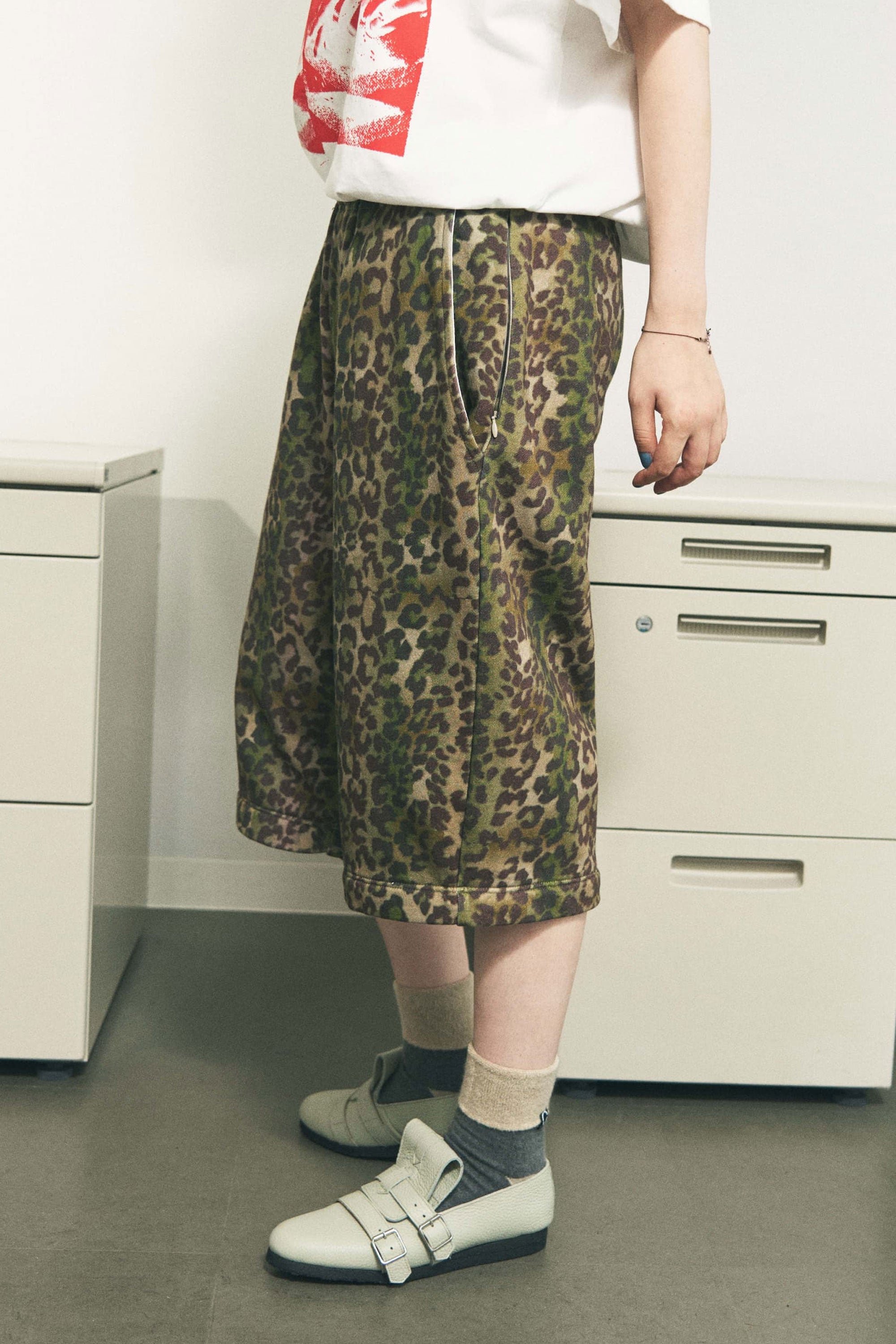 The CONVERTIBLE SWEATPANTS LEOPARD available online with global shipping, and in PAM Stores Melbourne and Sydney.