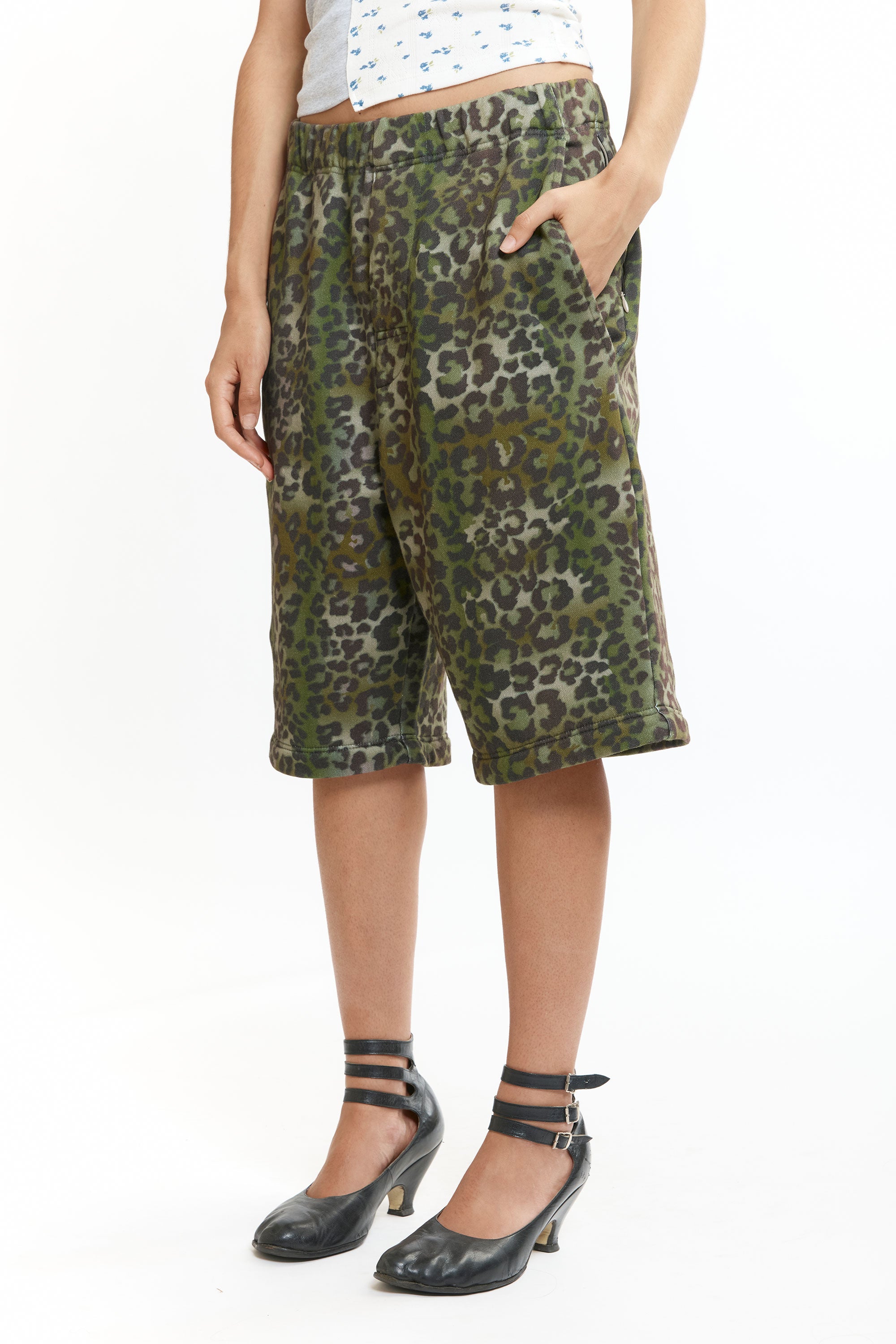 The CONVERTIBLE SWEATPANTS LEOPARD available online with global shipping, and in PAM Stores Melbourne and Sydney.