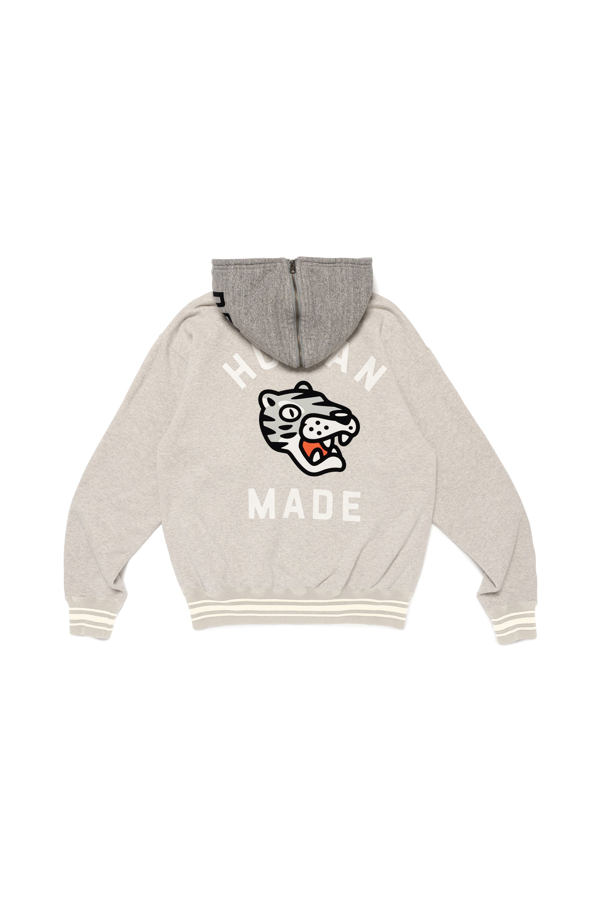 The ZIP-UP HOODIE GREY available online with global shipping, and in PAM Stores Melbourne and Sydney.