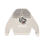 The ZIP-UP HOODIE GREY available online with global shipping, and in PAM Stores Melbourne and Sydney.