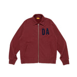 The ZIP-UP SWEATSHIRT BURGUNDY available online with global shipping, and in PAM Stores Melbourne and Sydney.