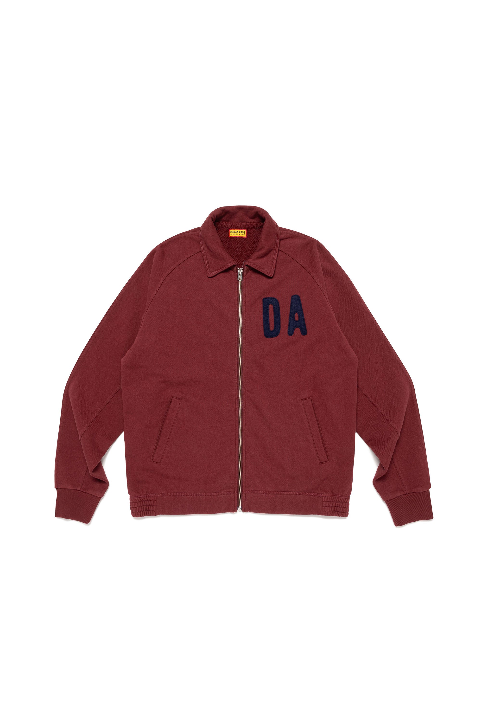 The ZIP-UP SWEATSHIRT BURGUNDY available online with global shipping, and in PAM Stores Melbourne and Sydney.