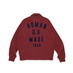 The ZIP-UP SWEATSHIRT BURGUNDY available online with global shipping, and in PAM Stores Melbourne and Sydney.