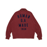 The ZIP-UP SWEATSHIRT BURGUNDY available online with global shipping, and in PAM Stores Melbourne and Sydney.