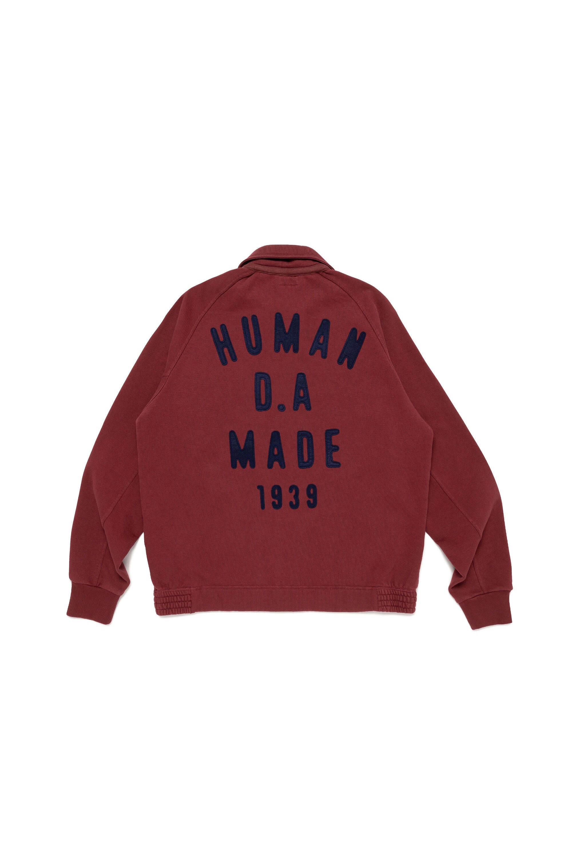 The ZIP-UP SWEATSHIRT BURGUNDY available online with global shipping, and in PAM Stores Melbourne and Sydney.