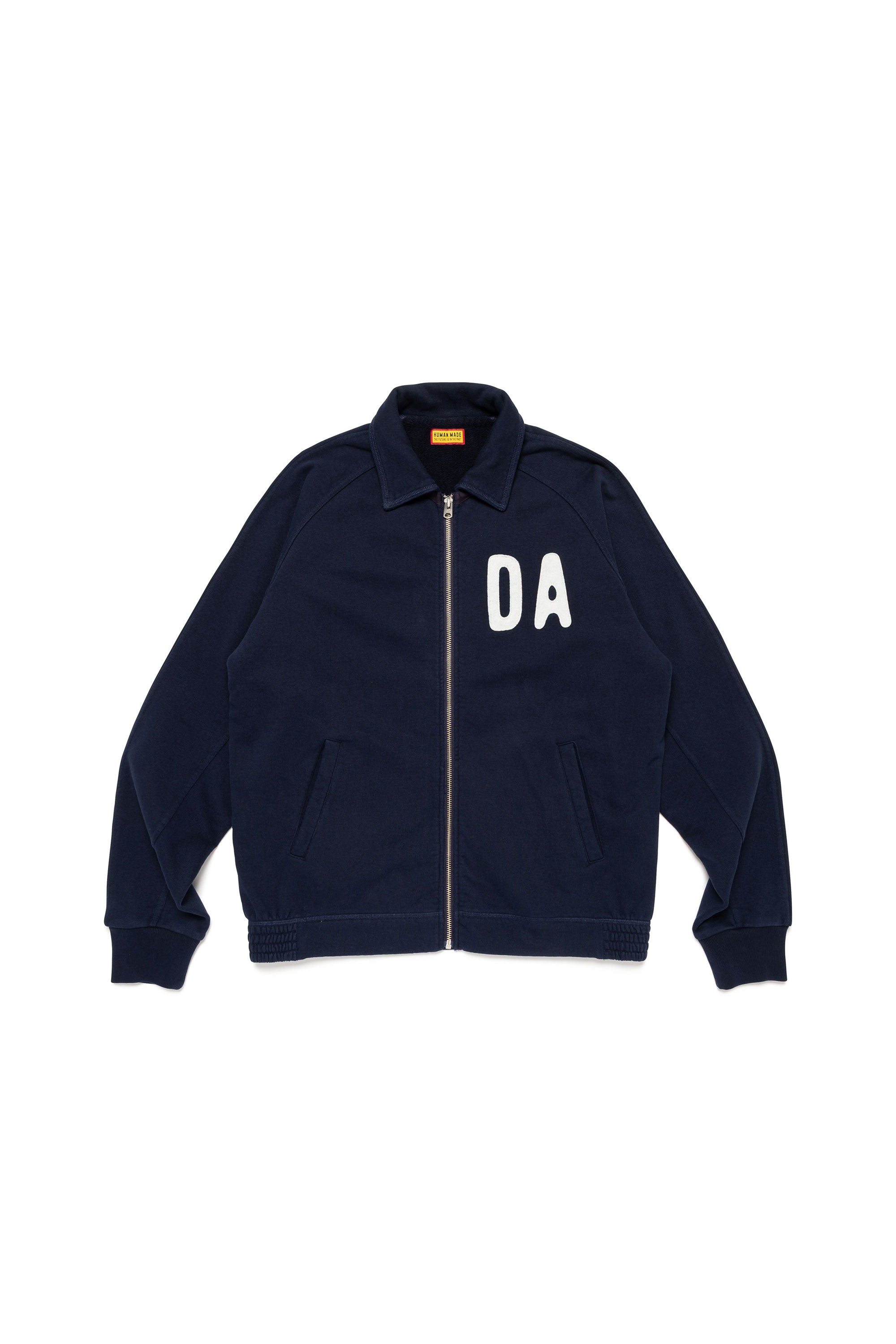 The ZIP-UP SWEATSHIRT NAVY available online with global shipping, and in PAM Stores Melbourne and Sydney.