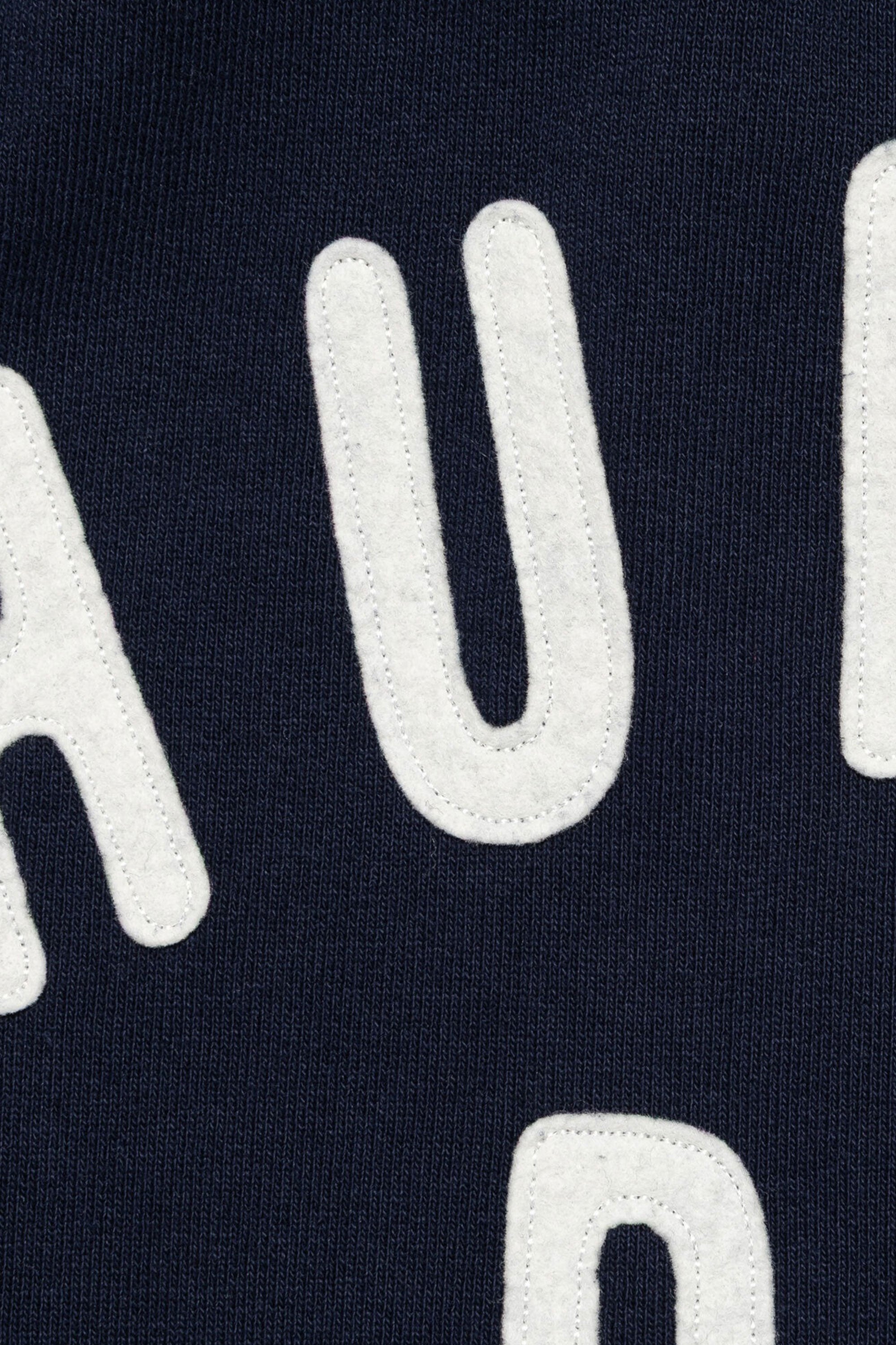 The ZIP-UP SWEATSHIRT NAVY available online with global shipping, and in PAM Stores Melbourne and Sydney.