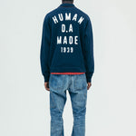 The ZIP-UP SWEATSHIRT NAVY available online with global shipping, and in PAM Stores Melbourne and Sydney.