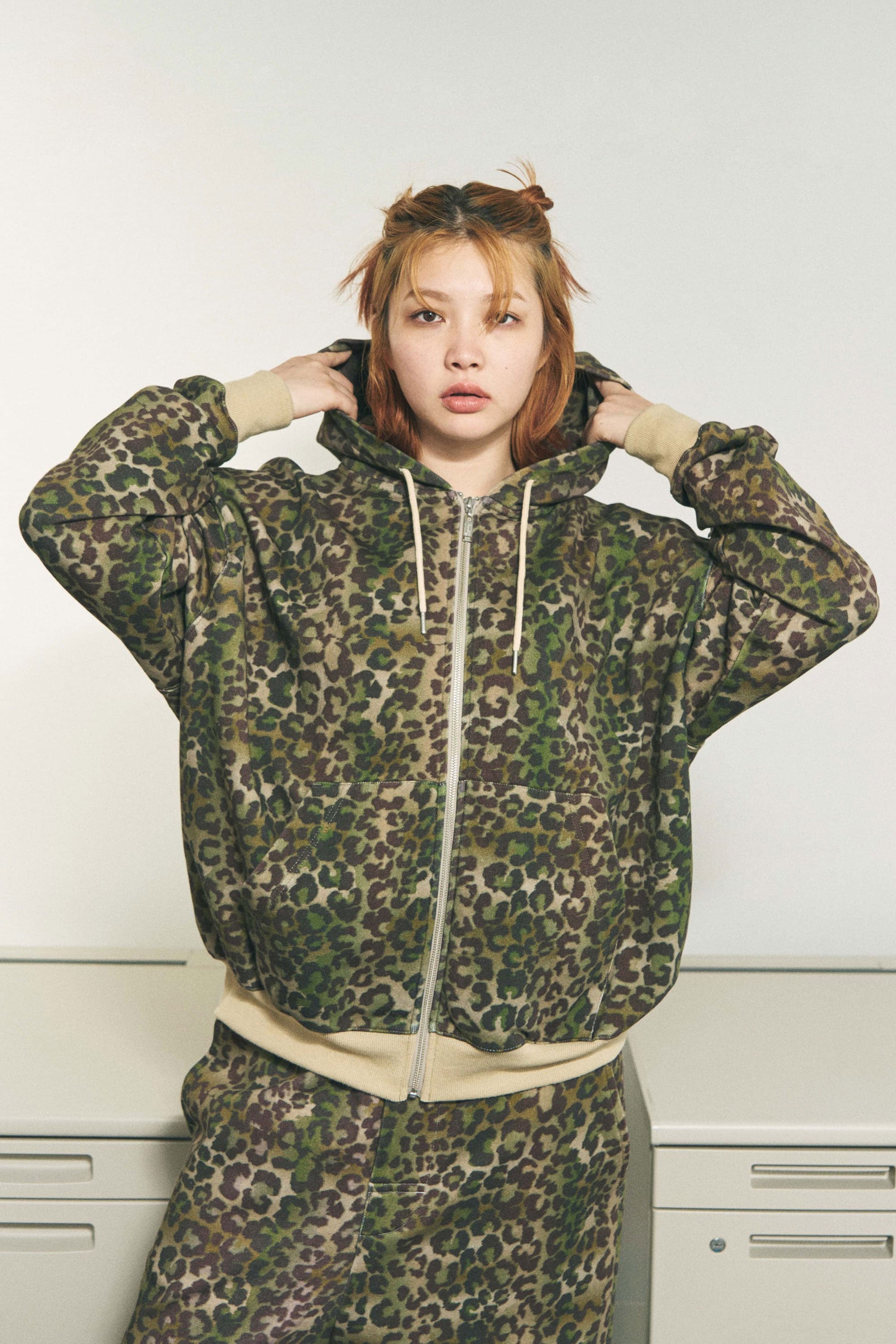 The ZIP HOODIE LEOPARD available online with global shipping, and in PAM Stores Melbourne and Sydney.