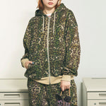 The ZIP HOODIE LEOPARD available online with global shipping, and in PAM Stores Melbourne and Sydney.