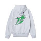 The SS26 B Logo Zip Hoodie Ash available online with global shipping, and in PAM Stores Melbourne and Sydney.