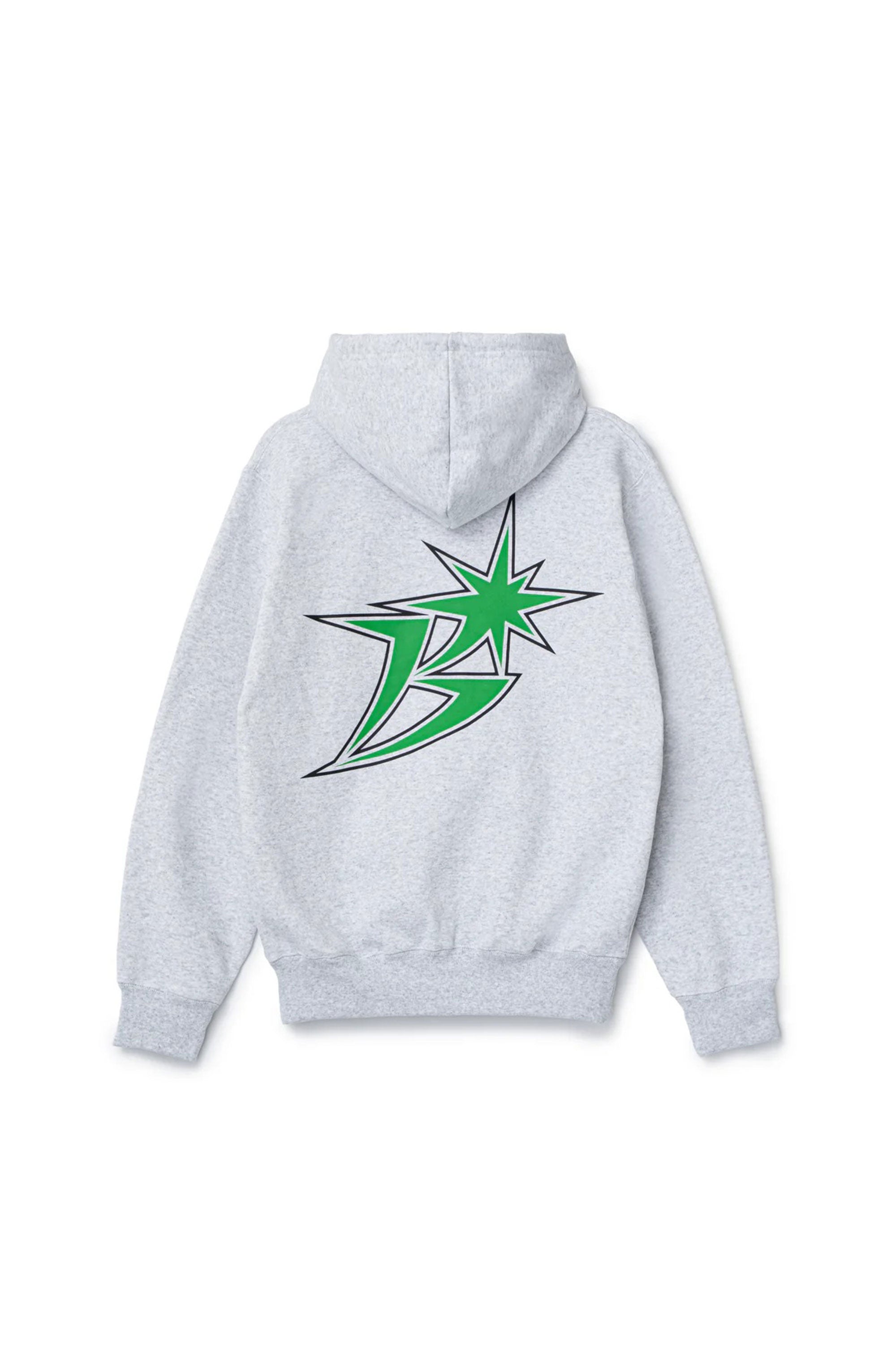 The SS26 B Logo Zip Hoodie Ash available online with global shipping, and in PAM Stores Melbourne and Sydney.