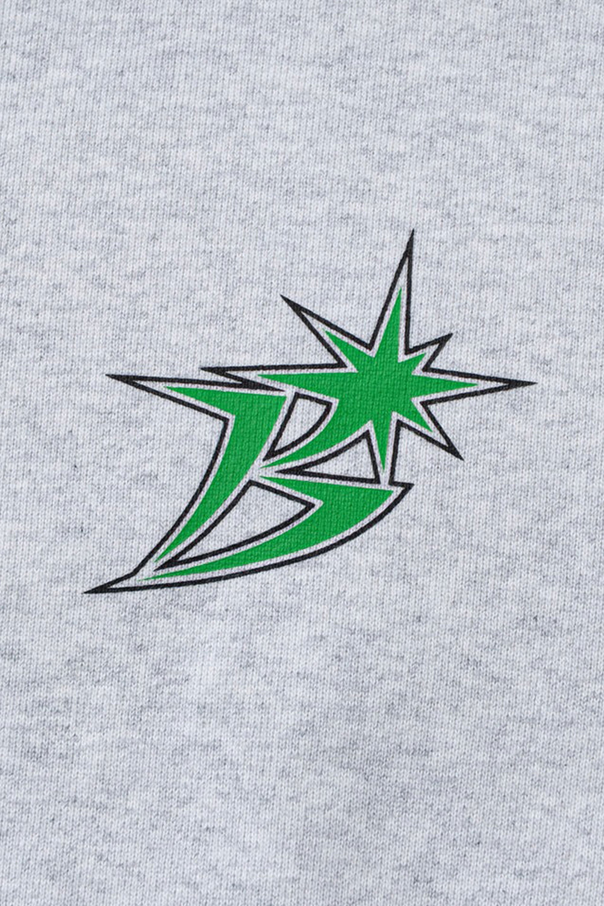 The SS26 B Logo Zip Hoodie Ash available online with global shipping, and in PAM Stores Melbourne and Sydney.