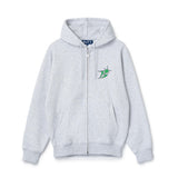 The SS26 B Logo Zip Hoodie Ash available online with global shipping, and in PAM Stores Melbourne and Sydney.