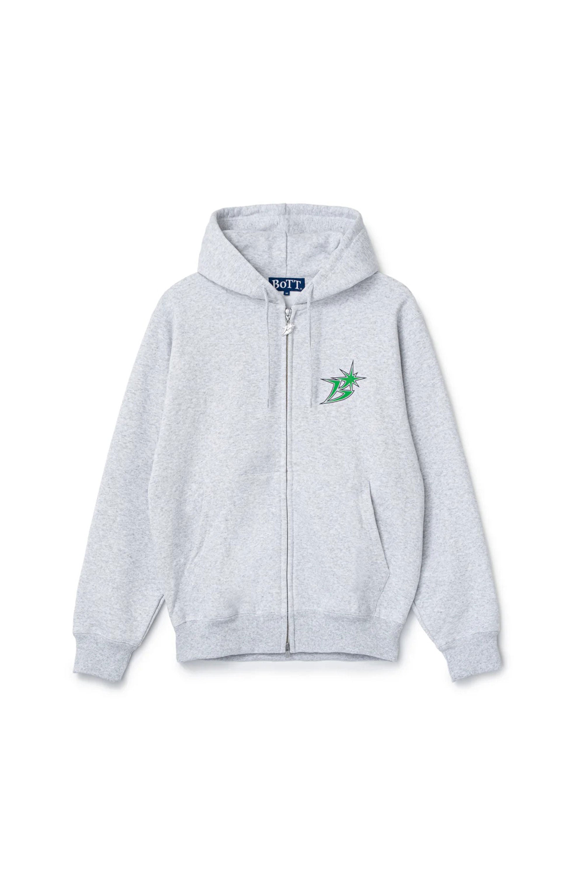 The SS26 B Logo Zip Hoodie Ash available online with global shipping, and in PAM Stores Melbourne and Sydney.