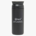 The H2O 500ML STAINLESS STEEL WATER BOTTLE BLACK  available online with global shipping, and in PAM Stores Melbourne and Sydney.