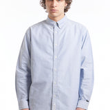 The BD 01 COTTON OXFORD SHIRT BLUE  available online with global shipping, and in PAM Stores Melbourne and Sydney.